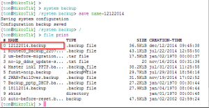 backup mikrotik