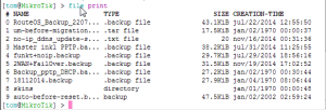 file print mikrotik